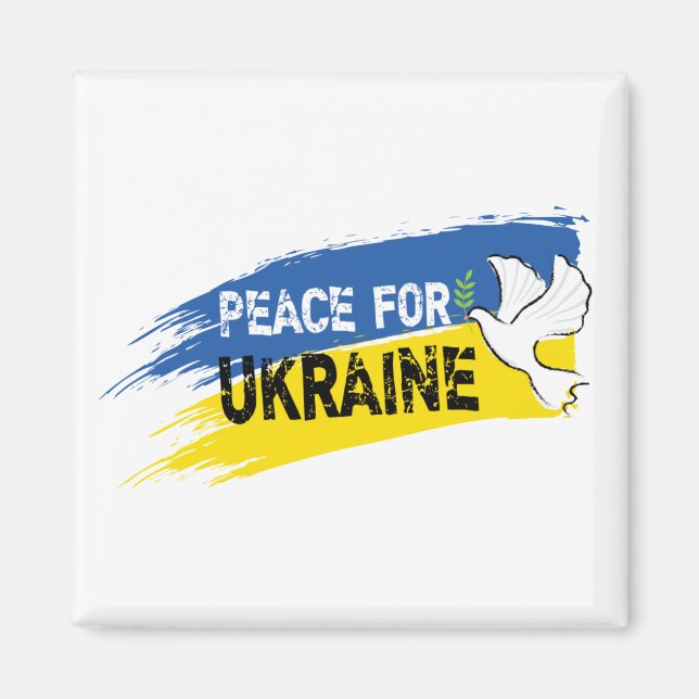 Fred i Ukraina Magnet (Framsidan)