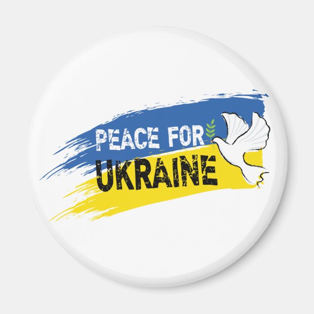 Fred i Ukraina Magnet (Framsidan)