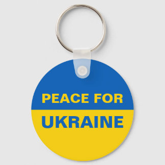 Fred i Ukraina och Flagga Nyckelring