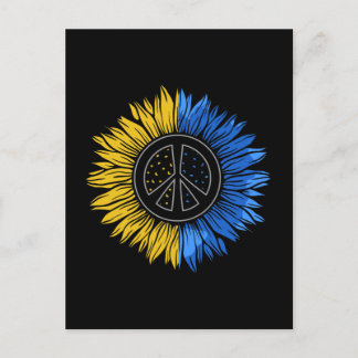 Fred i Ukraina: Solrosserter för kvinnor i Ukraina Vykort