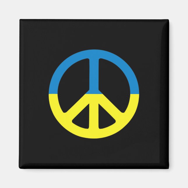 Fred i Ukraina. Stå med Ukraina. Stöd för  Magnet (Framsidan)