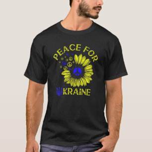 Fred i Ukraina står jag på Ukrainas sida och stöde T Shirt