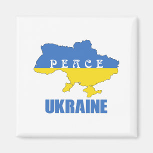 Fred i Ukraina - stödja fred och Kärlek Magnet