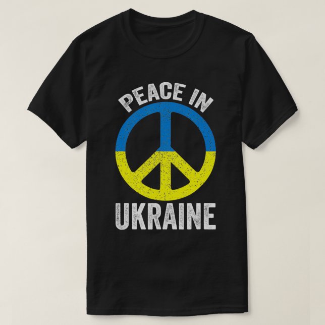 Fred i Ukraina T Shirt (Design framsida)