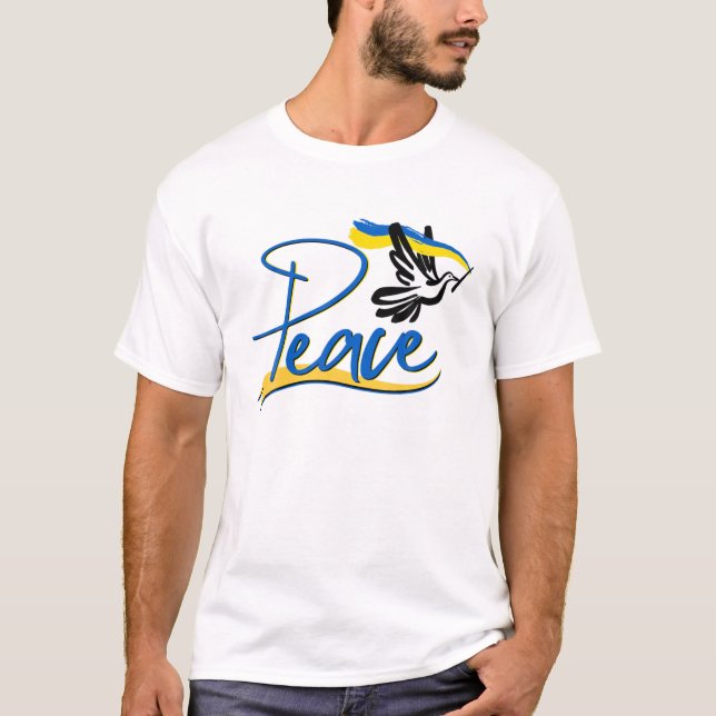 Fred i Ukraina T Shirt (Framsida)