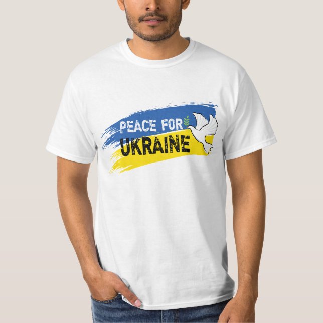 Fred i Ukraina T Shirt (Framsida)