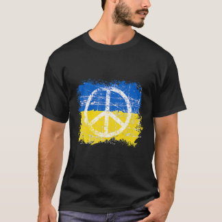 Fred i Ukrainas Flagga Vapensköld Ukraina Fred T Shirt