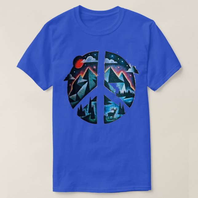 Fred i Vilden Triblend T Shirt (Design framsida)