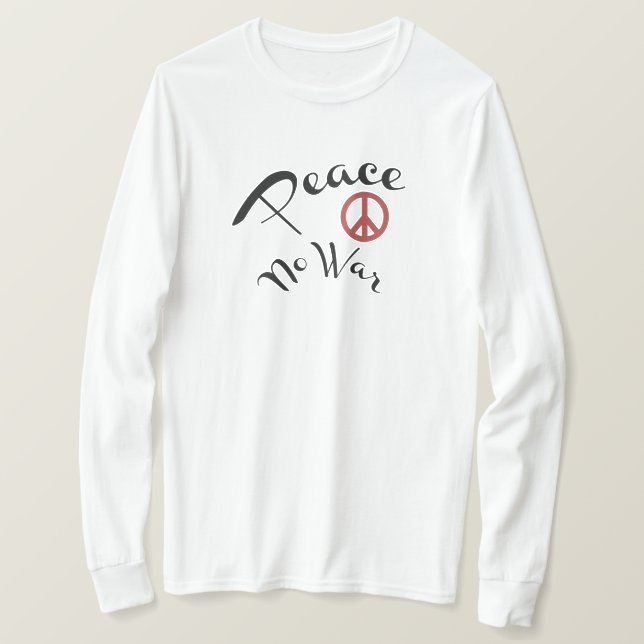 Fred Inte Krig Tee (Design framsida)