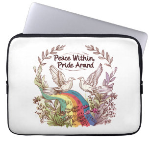 Fred Inuti, Stolthet Runt – HBTQ Camping Natur  Laptop Fodral