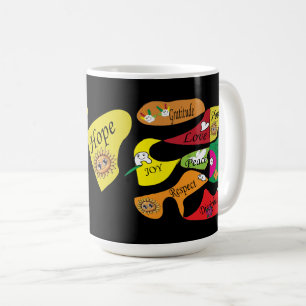 Fred,Joy och Kärlek Kaffemugg