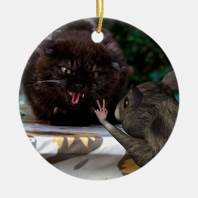 Fred! Julgransprydnad Keramik (Framsidan)