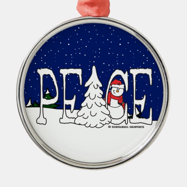 Fred Julgransprydnad Metall (Framsidan)