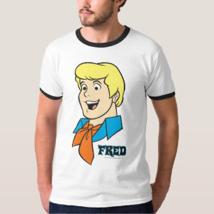 Fred känt grafiskt t-shirt