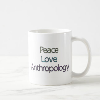 Fred kärlek, antropologi kaffemugg