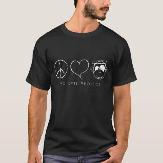 Fred, Kärlek, apor Shirts - Mörk T-shirt