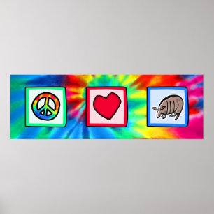 Fred, Kärlek, Armadillos Poster