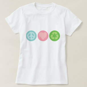 Fred, Kärlek & Återvinna T-Shirt