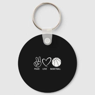 Fred kärlek basket rolig basketälskare nyckelring