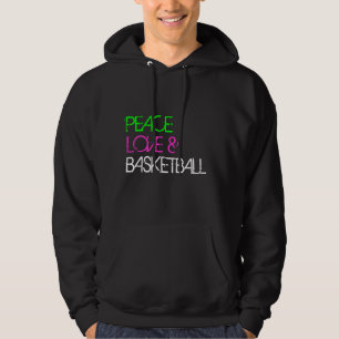 FRED, KÄRLEK & BASKETHOODIE SWEATSHIRT MED LUVA