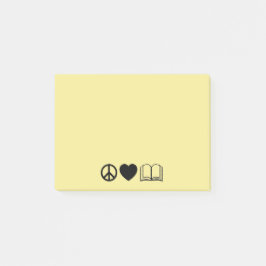 Fred, Kärlek & Böcker Post-It-lappar Post-it Block