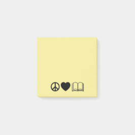 Fred, Kärlek & Böcker Post-It-lappar Post-it Block