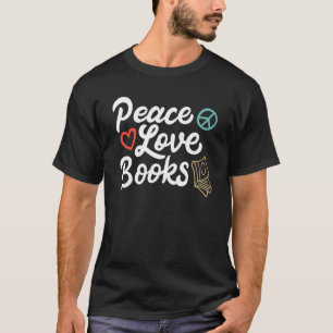 Fred kärlek böcker skjorta nördigt söt läsning äls t shirt