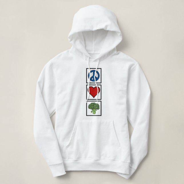 Fred, Kärlek & Broccoli T Shirt (Design framsida)