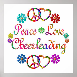 FRED KÄRLEK CHEERLEADING POSTER