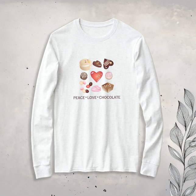 Fred kärlek choklad godis hjärta t shirt (Skapare uppladdad)