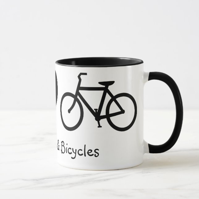 Fred, Kärlek & Cyklar Mugg (Höger)