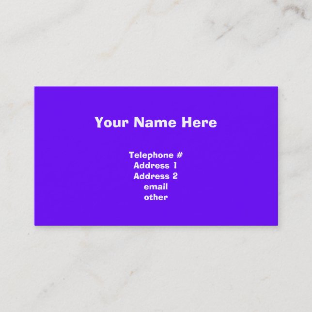 Fred, Kärlek, dinosaurier Visitkort (Framsida)