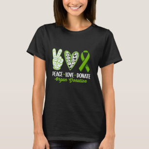 Fred kärlek donera njure organdonator medvetenhet t shirt
