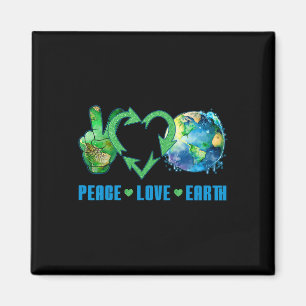 Fred Kärlek Earth Planet Lycklig 54-årsjubileum En Magnet