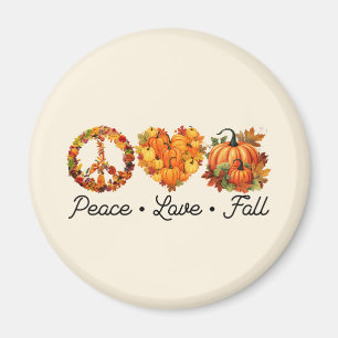 Fred, Kärlek, Fall - Pumpkins Magnet