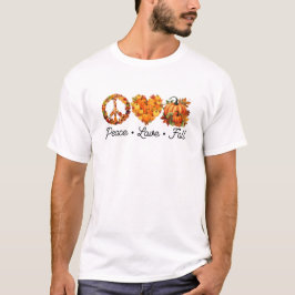Fred, Kärlek, Fall - Pumpkins T Shirt