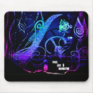 Fred-, kärlek- & fantasimousepad musmatta