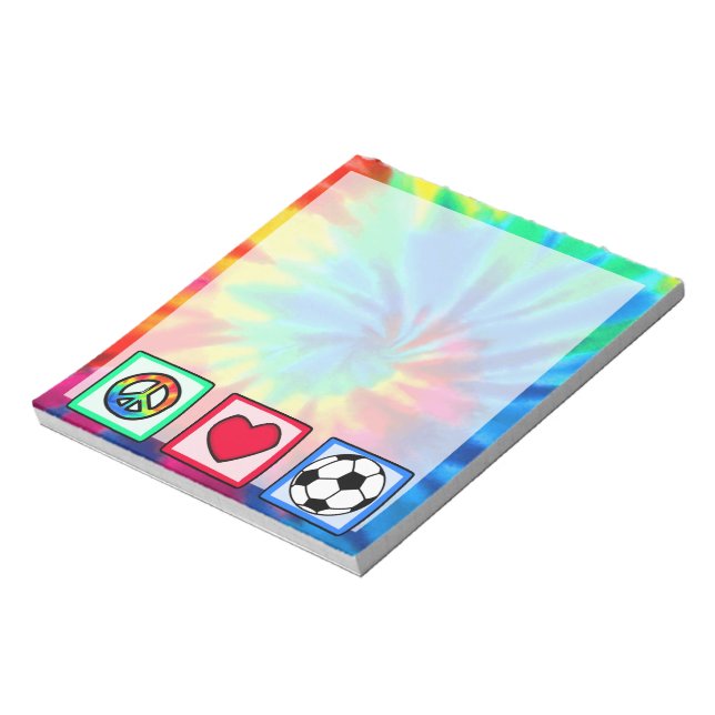 Fred, Kärlek, fotboll Anteckningsblock (Roterad)