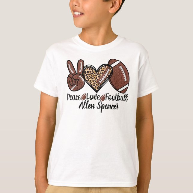 Fred, Kärlek, Fotboll T-Shirt (Framsida)