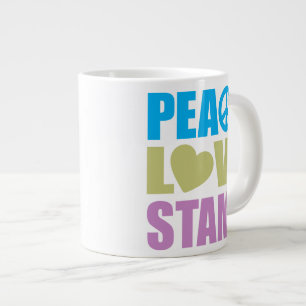 Fred Kärlek Frimärke Jumbo Mugg