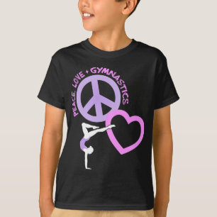 Fred-Kärlek-Gymnastiskt rosor/purple2 T-shirt