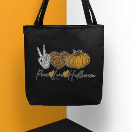 Fred kärlek Halloween Tygkasse