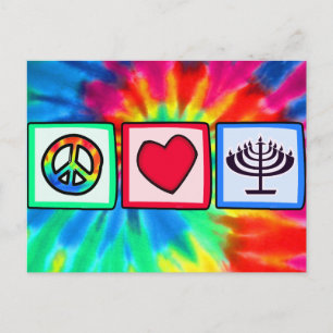Fred, Kärlek, Hanukkah Helg Vykort
