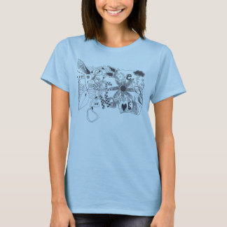 Fred kärlek, harmoni t-shirt