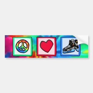 Fred kärlek, hockey bildekal