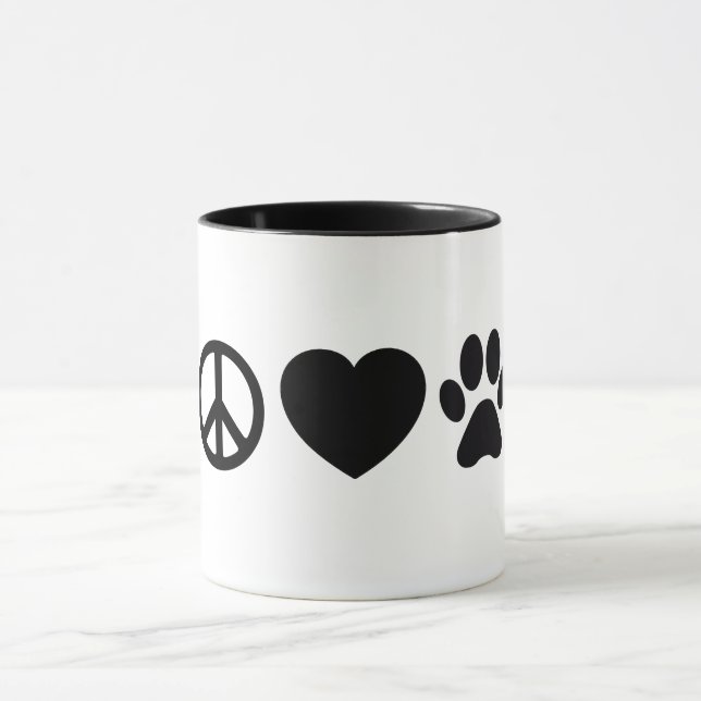 Fred, Kärlek & Hundar 11 oz Kombimugg Mugg (Center)