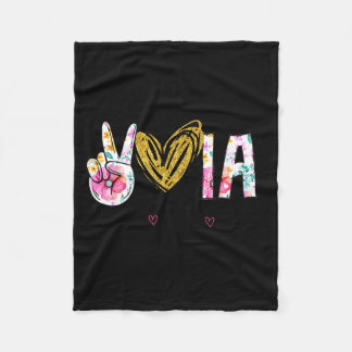Fred kärlek iowa blomster vintage iowa pride stat  fleecefilt
