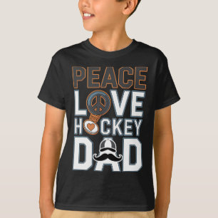 Fred kärlek ishockey pappa rolig t-shirt