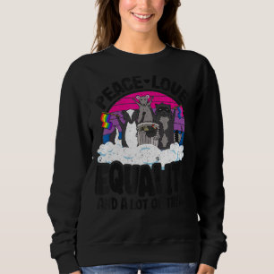 Fred Kärlek & jämlikhet och ett stort antal Sopor T Shirt