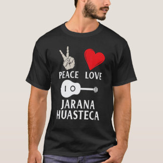 Fred kärlek Jarana Huasteca gitarr instrument musi T Shirt